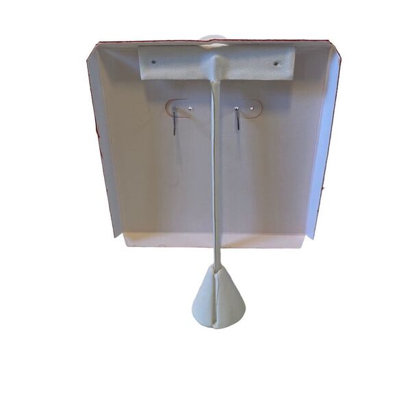 Lucky Brand Graduated Circle Drop Earrings in Hammered Silver Tone - Picture 5 of 9